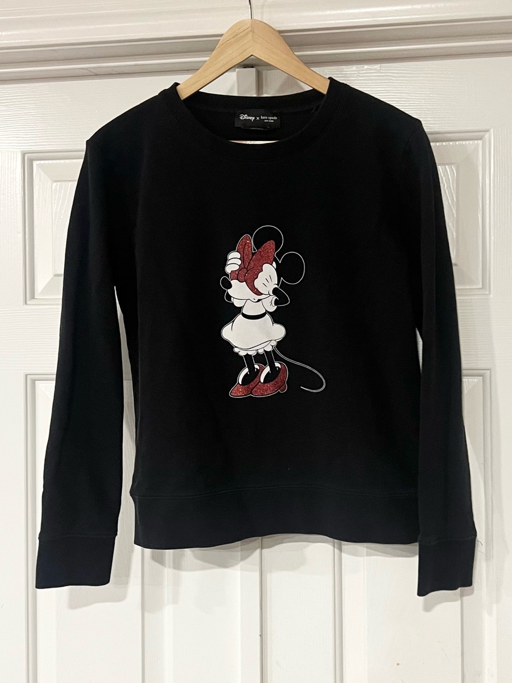 Kate Spade x Disney | Minnie Mouse Pullover Black Sweater